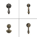 Set of 10 Antique Door Pull Knobs for Cabinet Drawer Hardware