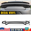 Tail Light Black Out Vinyl Smoke for Dodge Charger (2015–2023)