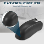 Rear Windshield Wiper Arm Nut Cover for Mazda 2 (2011–2014) NO.D651-67-396