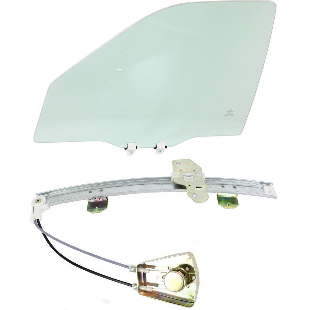 Door Glass Kit for Honda Civic (1996–2000) Front Driver Side Sedan