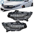 LED Headlights for Honda Civic (2016–2021) Left+Right, LED DRL