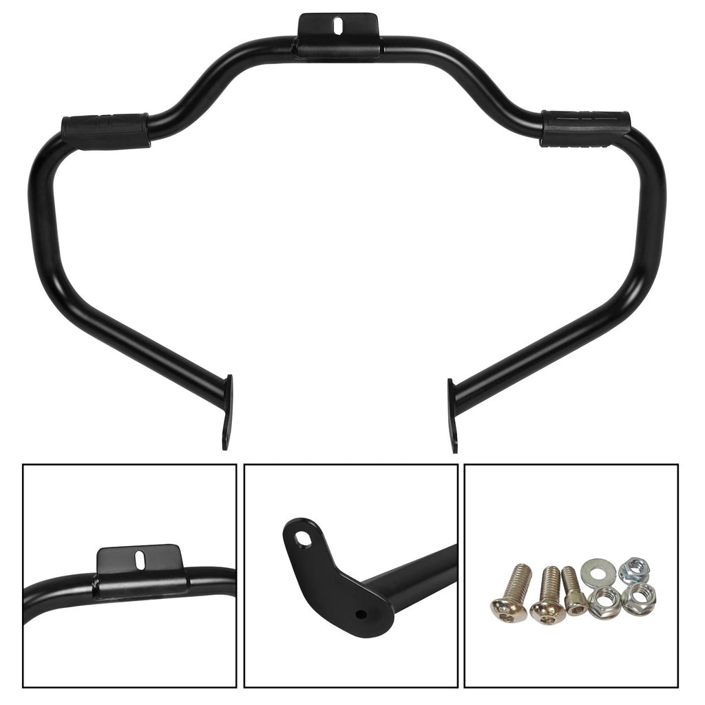 Mustache Engine Guard Highway Crash Bar for Harley Softail Fatboy (2000–2017)