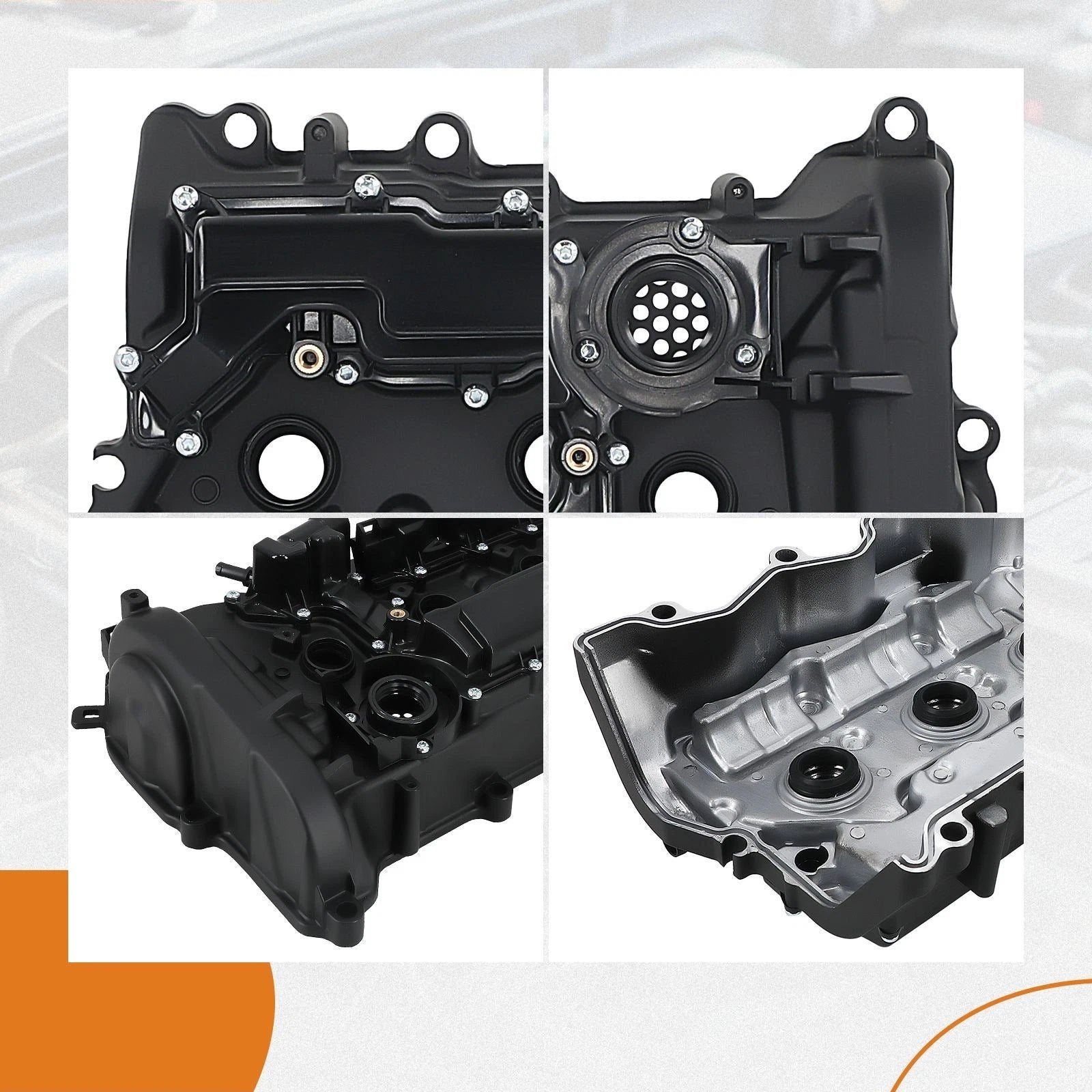 Engine Valve Cover with Gasket for Honda Accord CR-V 2.4L (2013–2019) 12310-RDF-A01