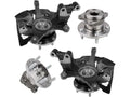 Front and Rear Wheel Hub and Steering Knuckle Kit for Mazda CX-9 (2007–2015)