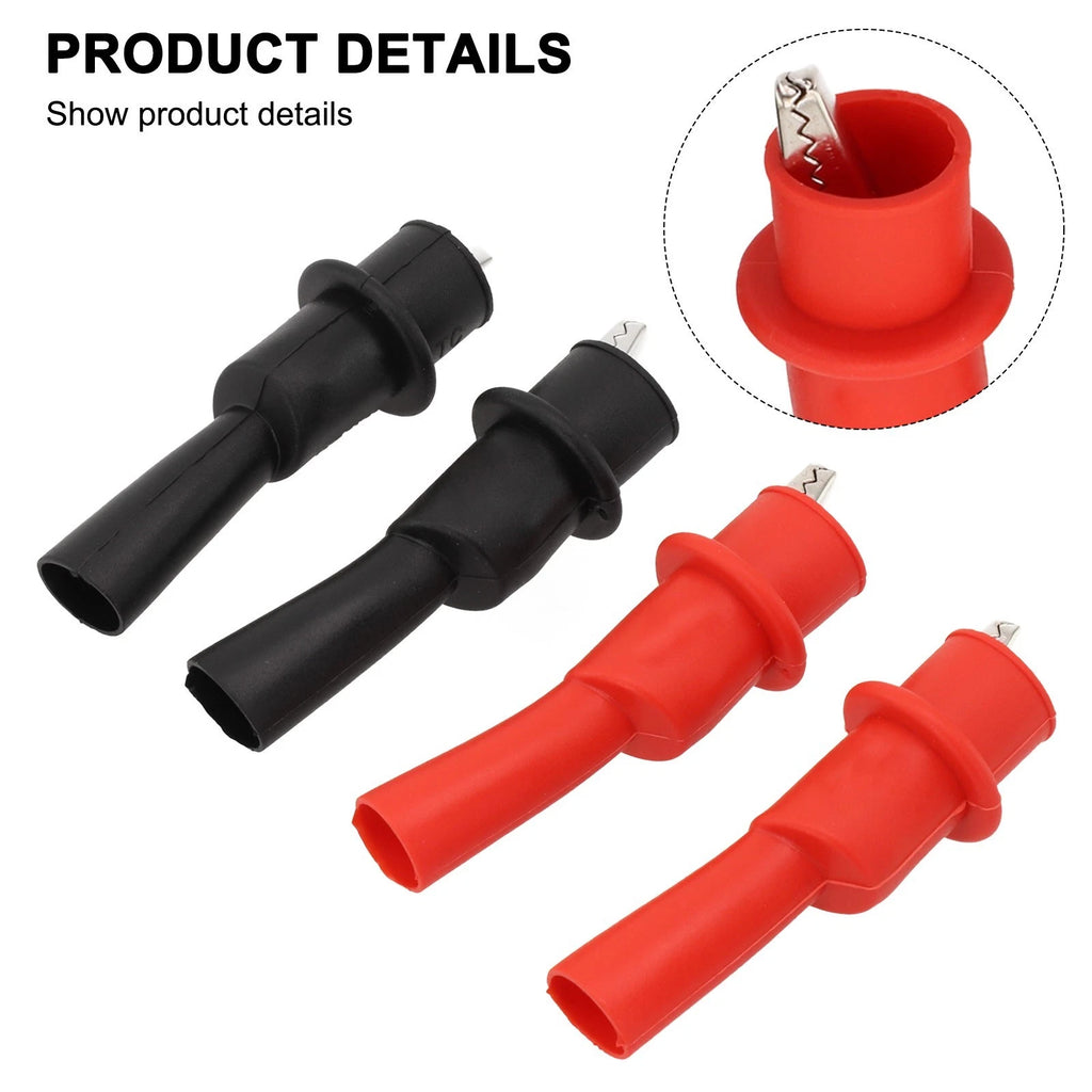Rubber Insulated Circuit Metal Crocodile Clip for Accurate Measurements