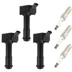 Set of 3 Ignition Coils and 3 Spark Plugs for Ford Escape (2020–2021)