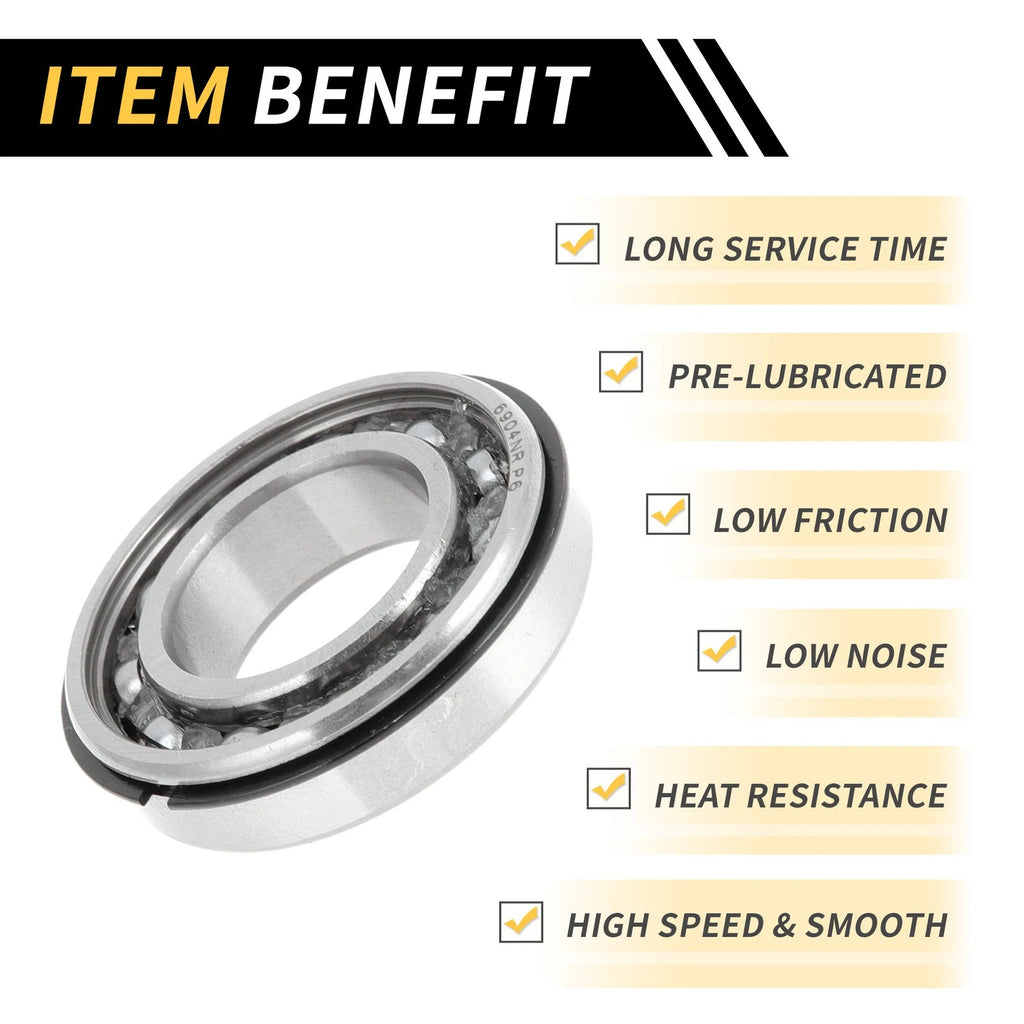 6904NR Deep Groove Ball Bearing for Scooter Skateboard Wheel (P6)