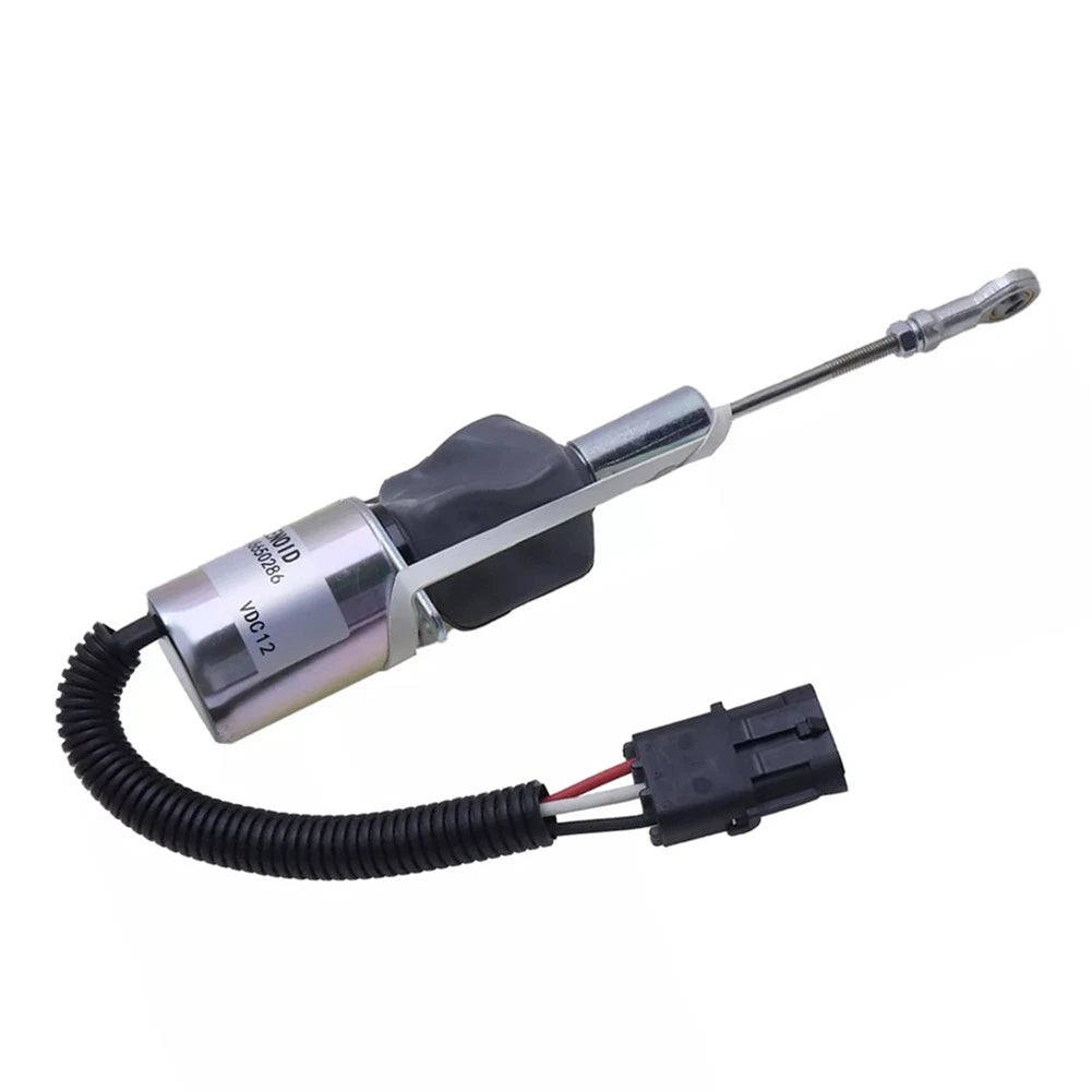 12V Fuel Shutoff Solenoid RE55415 for John Deere 4555 7600 8560 (1985–1995)