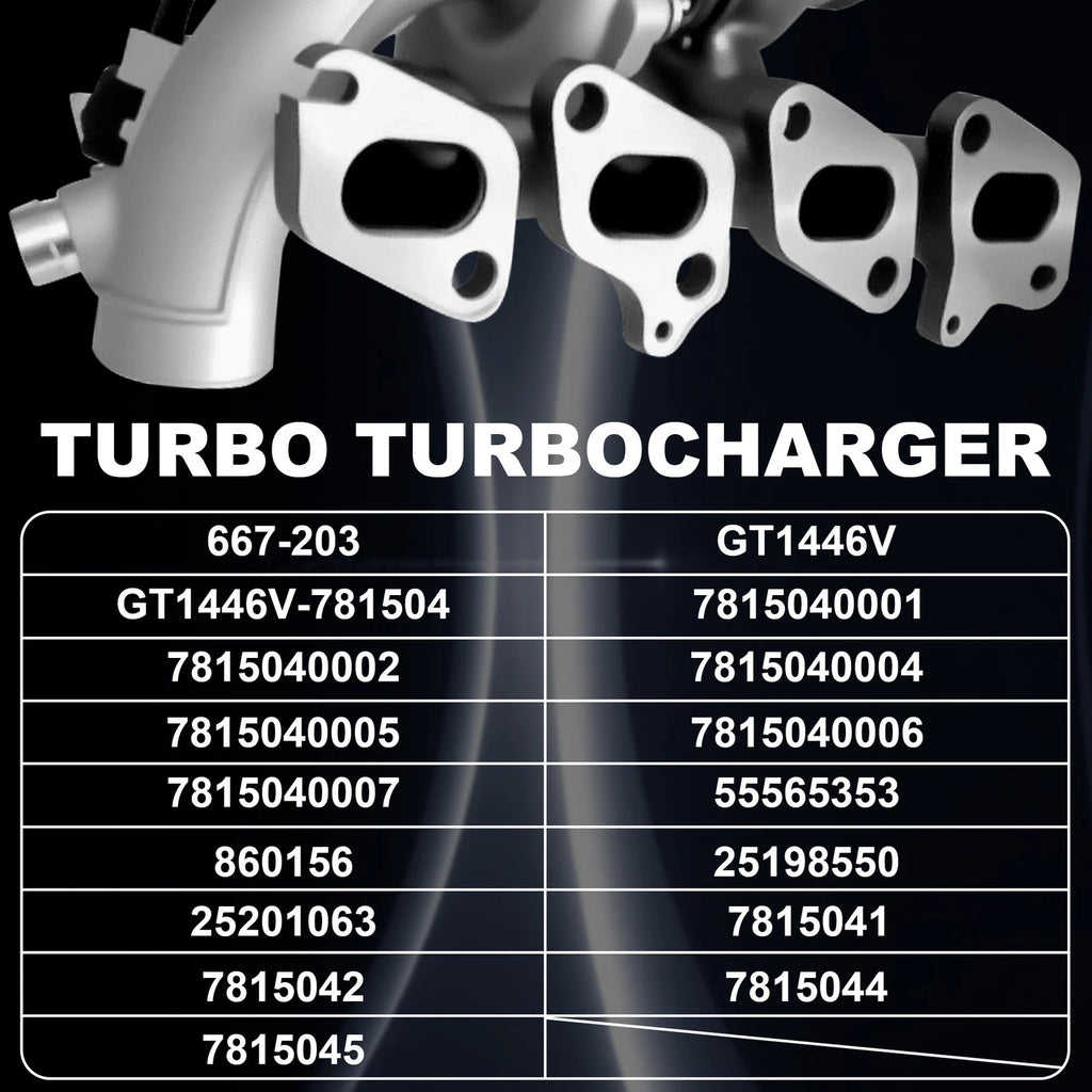 Turbocharger for Chevrolet Trax Sonic Cruze (2011–2021)