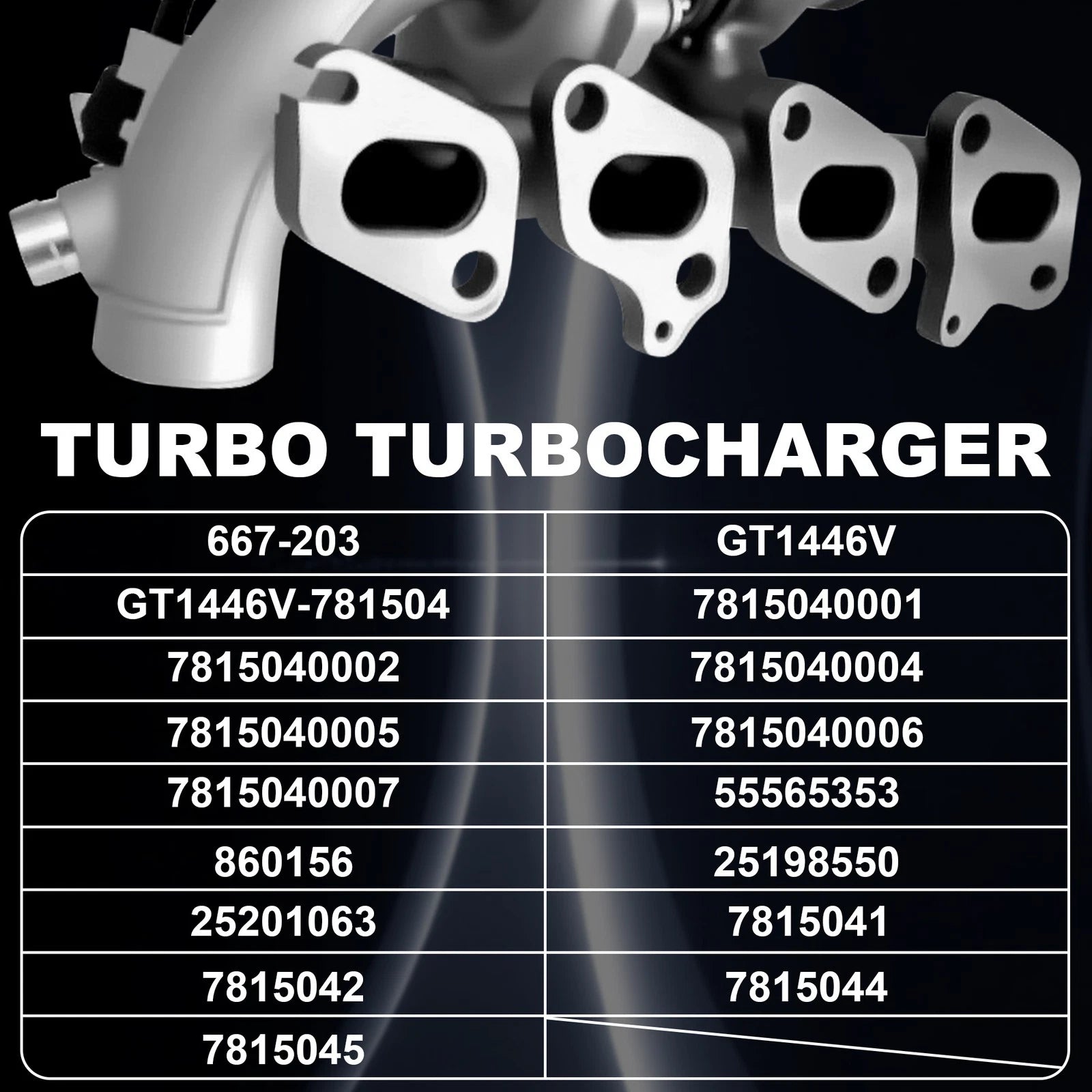 Turbocharger for Chevrolet Trax Sonic Cruze (2011–2021)