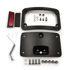 Laydown Curved License Plate Bracket for Harley Softail FLSTSC/FLSTN (2000–2017)