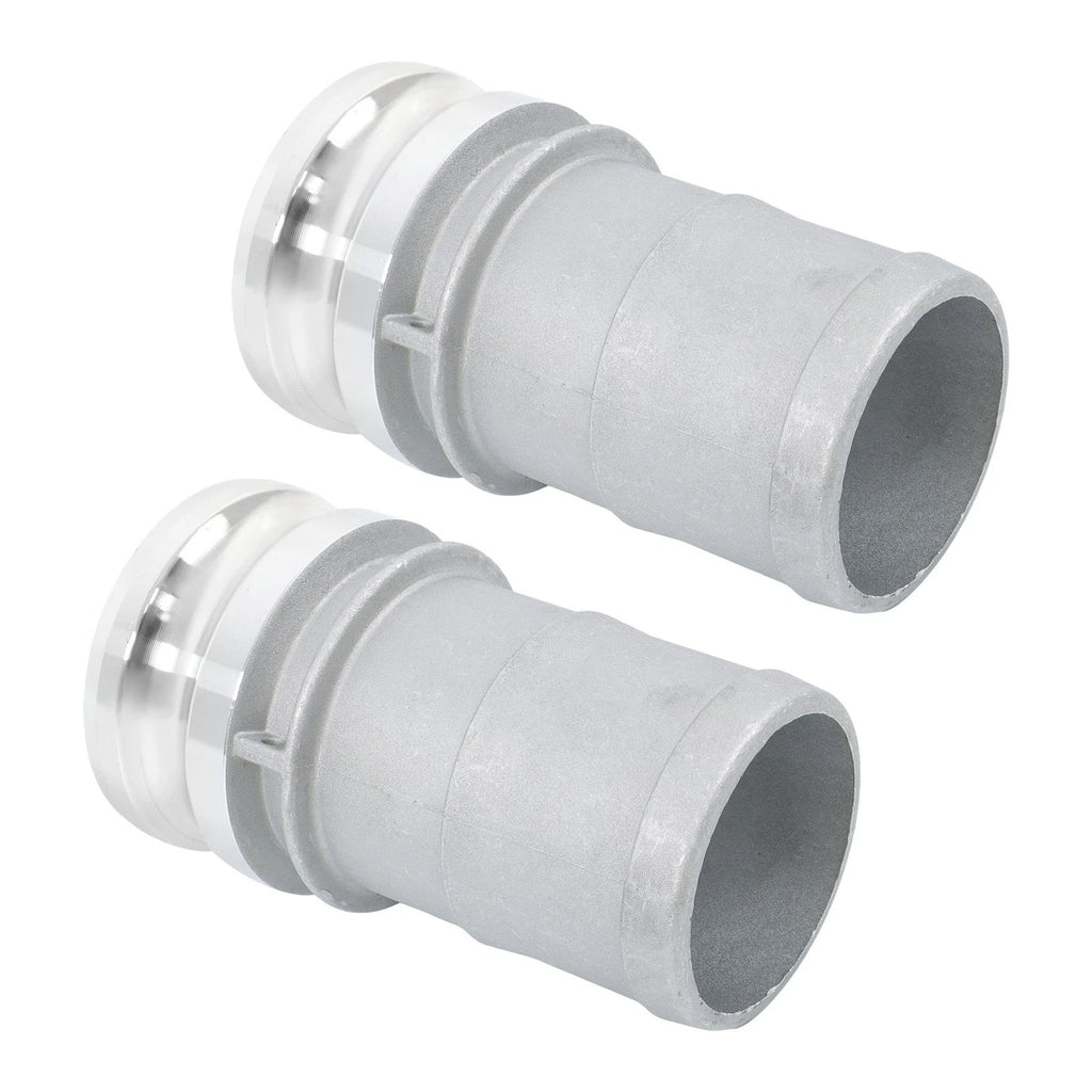 2X 3" Aluminum Camlock Type E Adapter for Universal Hose Connection