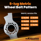 Wheel Fitment Testing Tool for 5-Lug Vehicles (Universal)