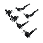 Set of 6 Tie Rod End Ball Joints for Mitsubishi Montero (1992–2000)
