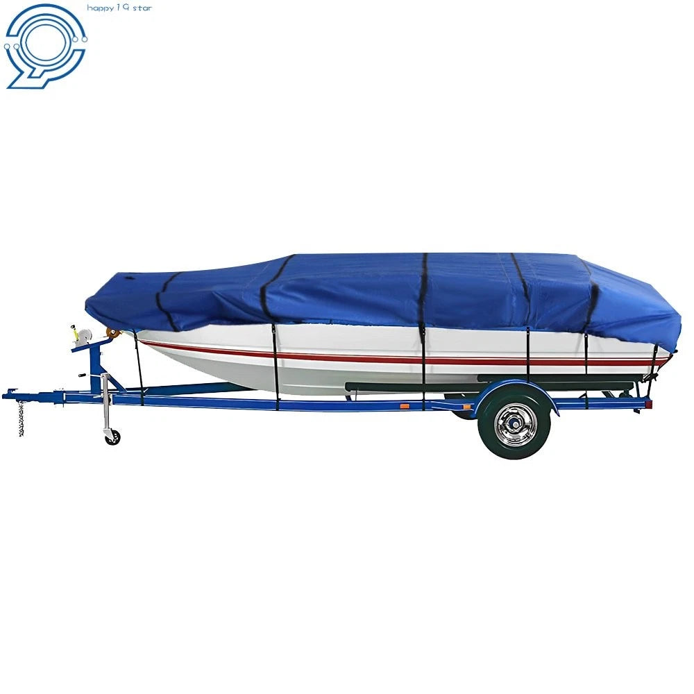 Jon Boat Cover 12ft 16ft 18ft 600D Waterproof Heavy Duty Trailerable