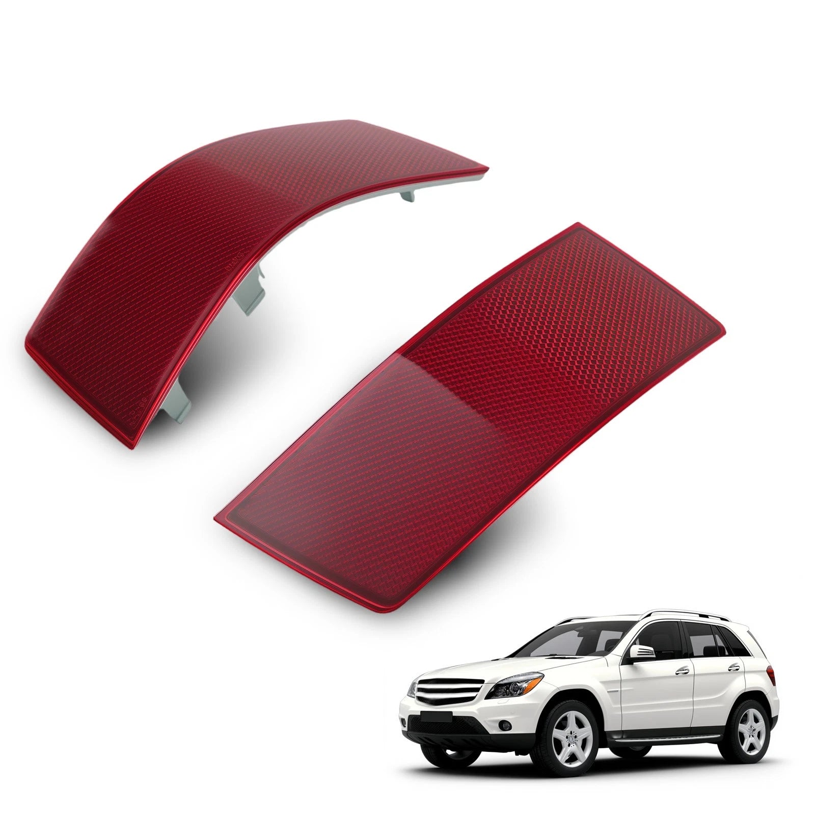 Rear Bumper Reflector Pair for Mercedes GLK350 (2010–2012) A2048200274