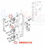 Ignition Coil for Mercury Marine 30 40 HP EFI 3 Cyl (8M0034012, 8M0045124)
