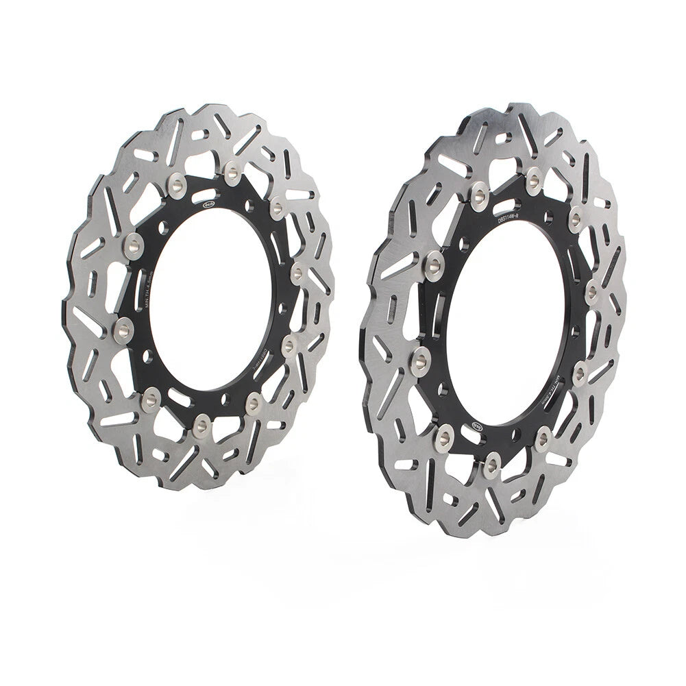 Pair Front Brake Discs Rotors for Kawasaki Ninja 650 Z650 Z900 RS (2017–2022)