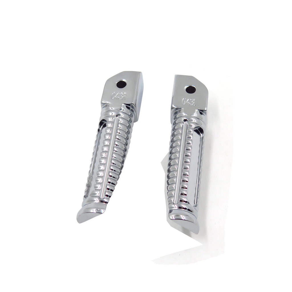 Chrome Racing Foot Pegs for Kawasaki ZX-6R 636RR ZZR 750 1100 1200 10R