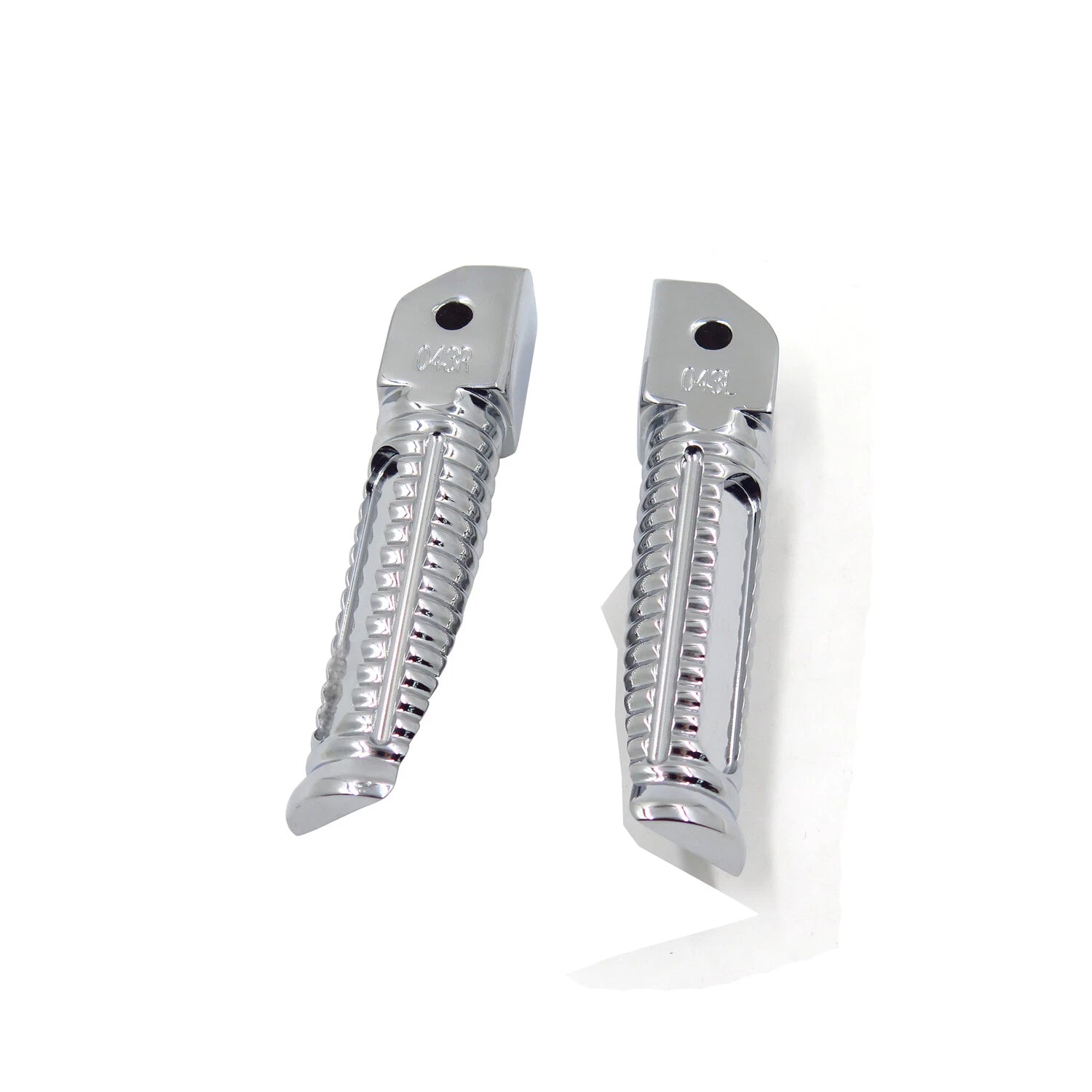 Chrome Racing Foot Pegs for Kawasaki ZX-6R 636RR ZZR 750 1100 1200 10R