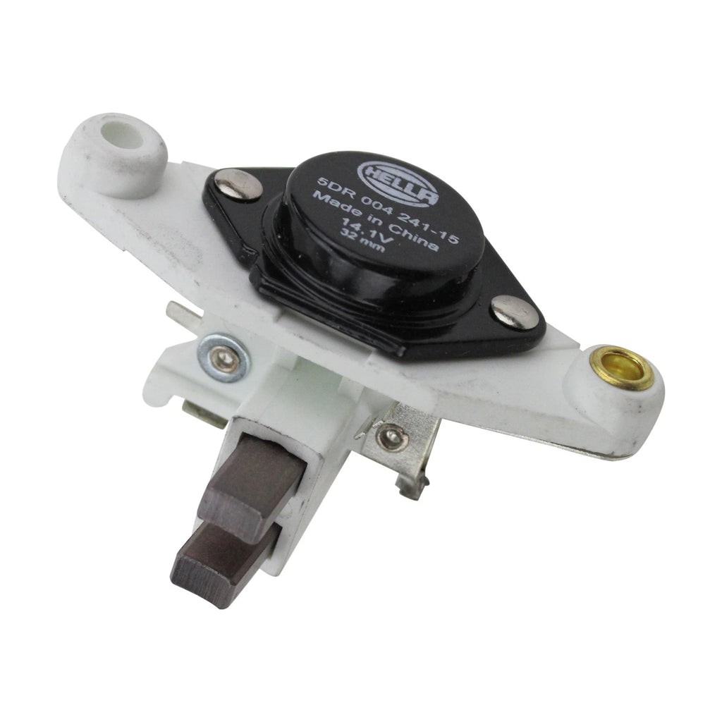 Long Brush Voltage Regulator for Mercedes R107 W116 W124 W126 W201 (Hella)