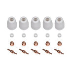 20-Piece PT31 Plasma Kit Electrode Nozzle Torch for PT31 (40)