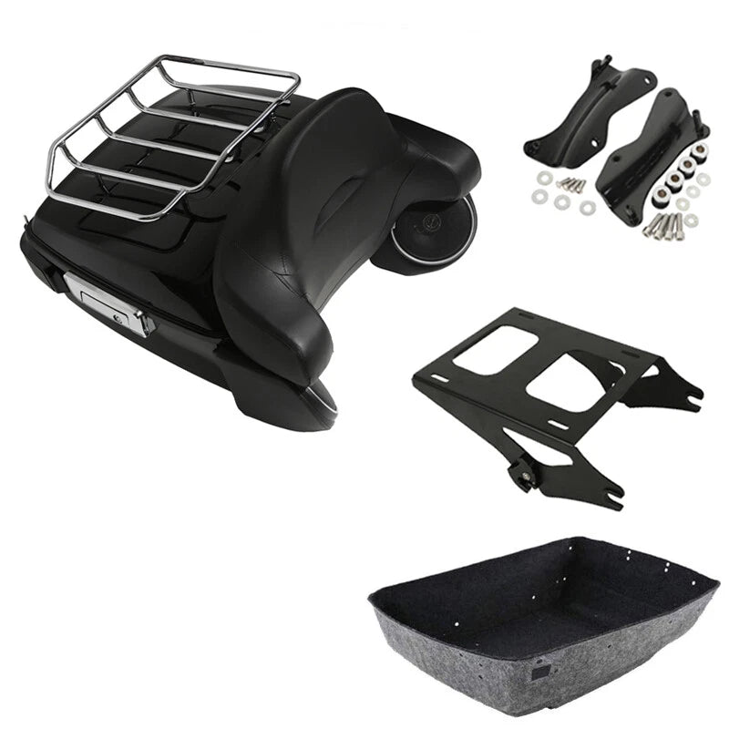 LED Light Rack Speakers Mount for Harley Street Glide (2014–2026)