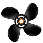 4-Blade Boat Propeller for Mercury Outboard 25-70HP (13 Tooth)