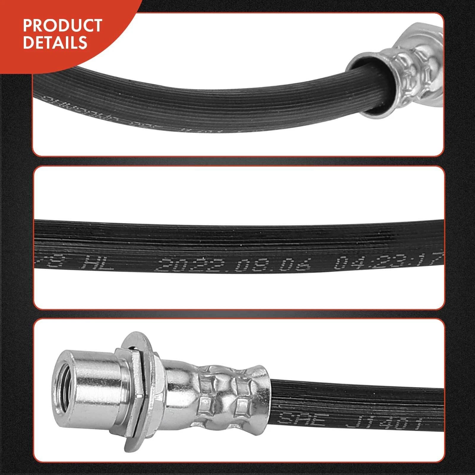 Front Left Inner Brake Hydraulic Hose for Toyota Land Cruiser (1996–1997)