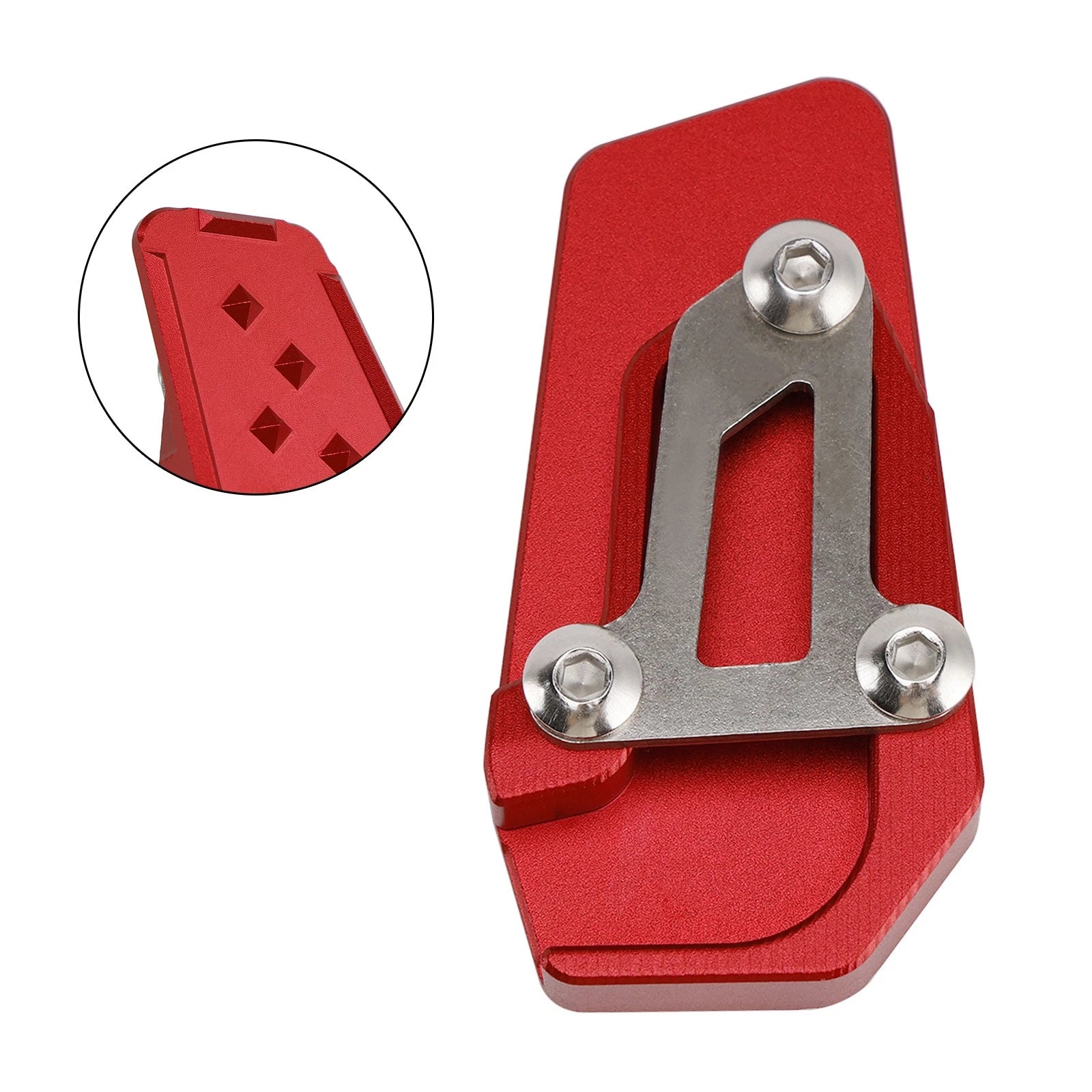 CNC Brake Pedal Extension Peg Enlarger Pad Red for BMW S1000XR (2015–2019)