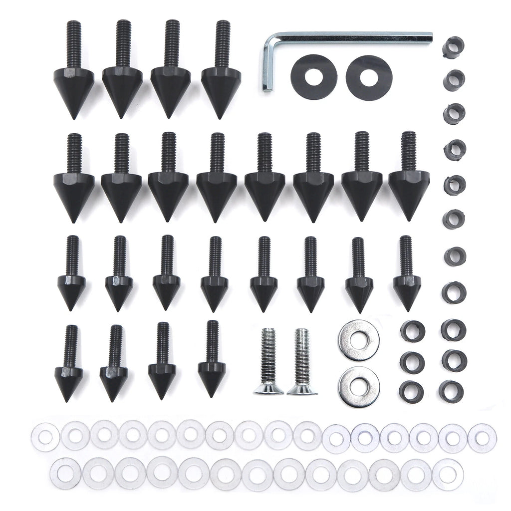 Fairing Bolts Kit for Suzuki GSXR1000 (2003–2004) - Black