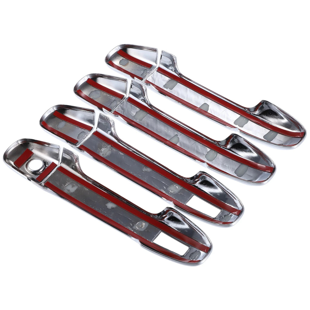Set of 4 Exterior Door Handles for Subaru Ascent (2019–2023) Silver Tone