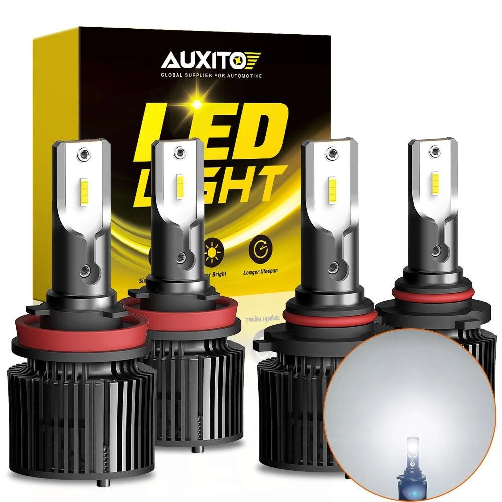 9005 H11 Combo LED Headlight Bulbs for 6000K Cool White