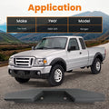 Rear Bumper for Ford Ranger (1993–2011) - Black Powder Coated Steel