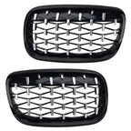 Front Kidney Grille Diamond for BMW X5 E70 X6 E71 (2007-2013) - 1 Pair