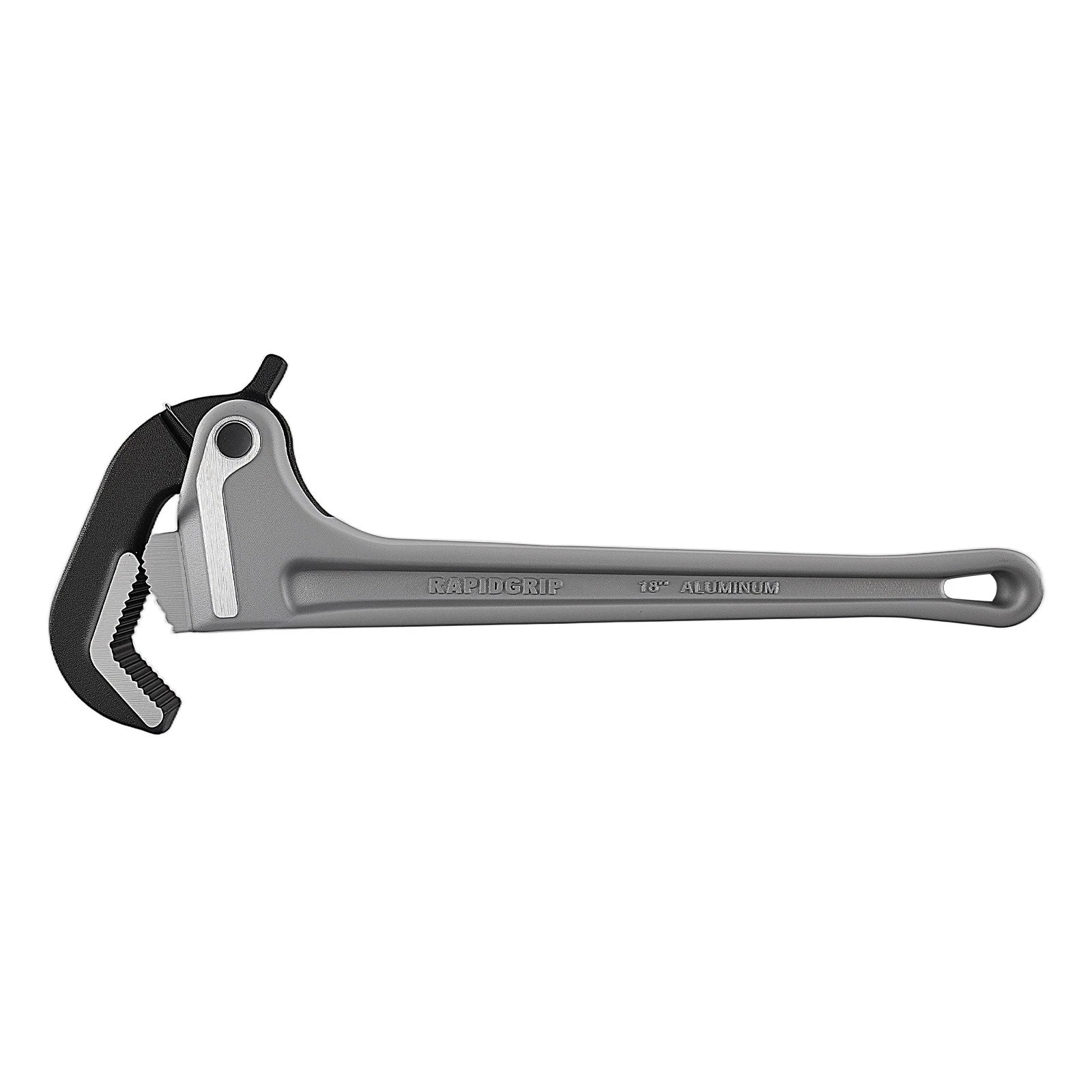 18" Aluminum Pipe Wrench for Automatic Self-Locking Heavy Duty (18–18)