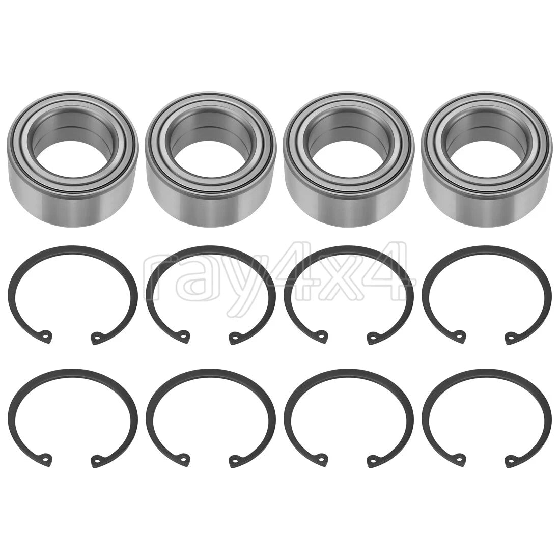 Set of 4 Front Rear Wheel Bearings Kit for Polaris RZR 1000 900 RS1 Turbo (2011–2022)