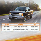 3" Body Lift Kit for Chevy GMC Silverado Sierra 1500 2WD 4WD (1995–1998)