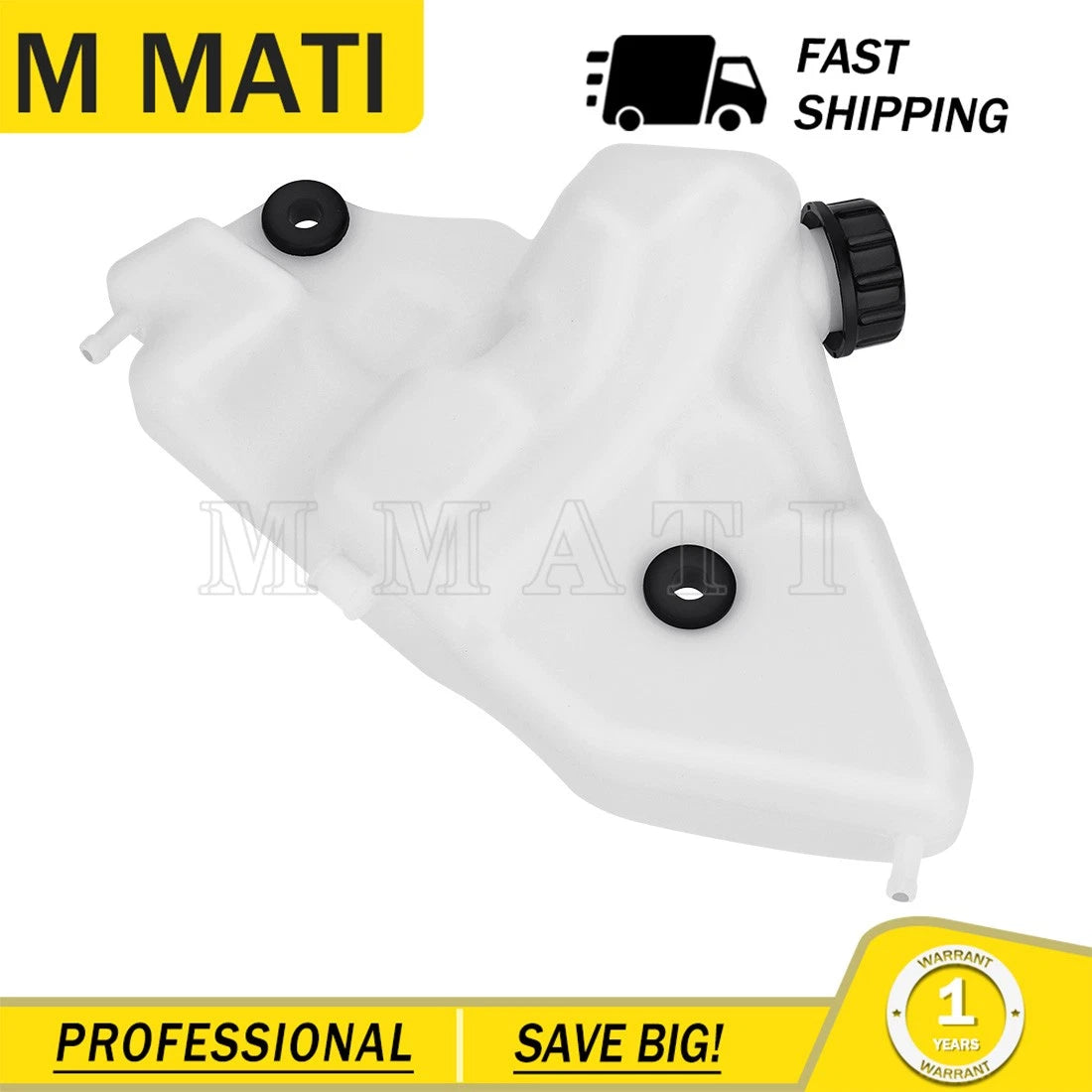 Coolant Reservoir Tank Bottle w/ Cap for Kawasaki Ninja ZX10R ZX1000D (2006–2007)