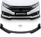 Gloss Black Front Bumper Lip Spoiler for Honda Civic (2016–2020)