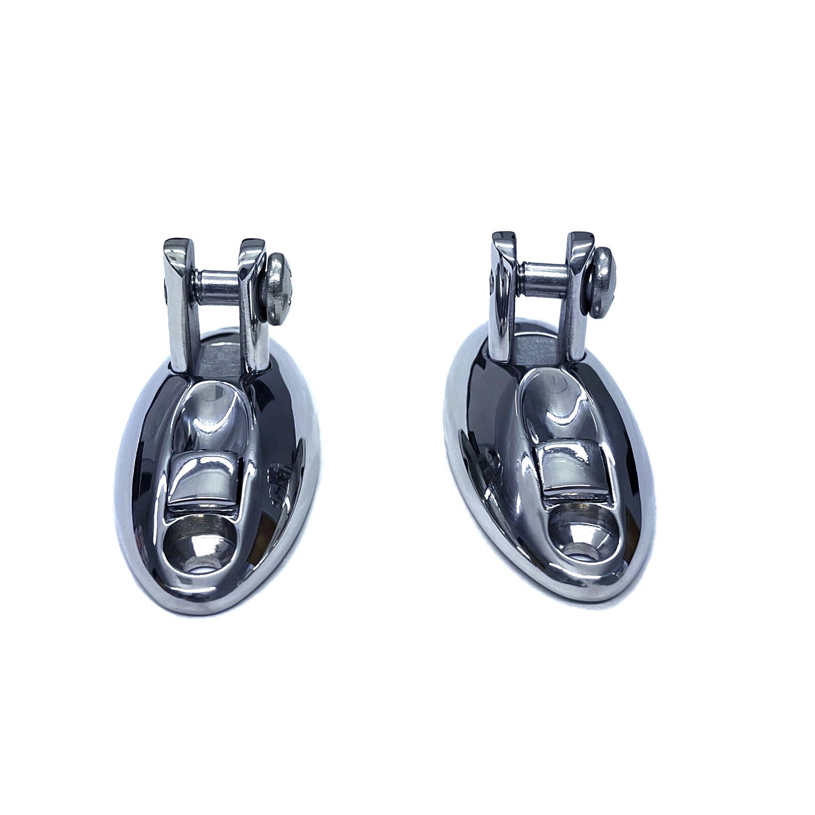 Set of 2 Stainless Steel Quick Release Swivel Hinge for Boat Bimini Top