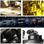 Fog Lights for Honda Civic 4-Dr (2012) - Amber Lens, Switch, Bezel
