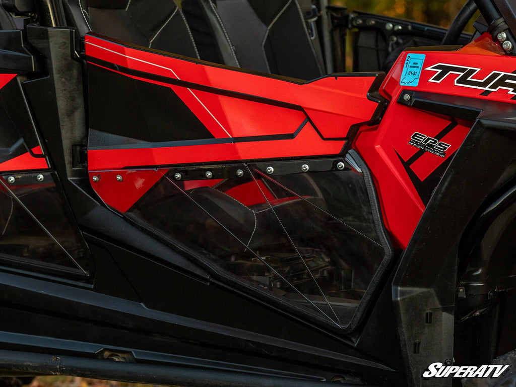 2X Clear Lower Doors for Polaris RZR XP 4 Turbo S (2019+)