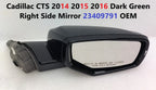 Right Side Mirror for Cadillac CTS (2014–2016) Dark Green 23409791 OEM