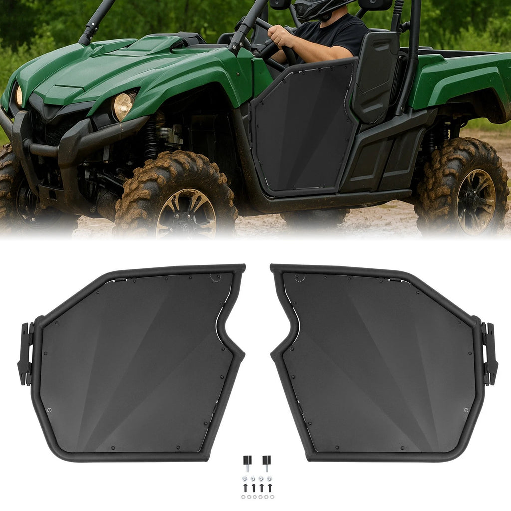 Set of 2 Aluminum Door Panels for Yamaha Viking EPS (2014–2025)