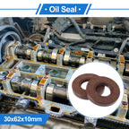 2X Oil Seal Rotary Shaft Seal FKM Rubber 30x62x10mm  