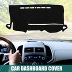 Dashboard Cover for Toyota Voxy (Black Polyester, Non-slip)