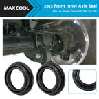 2X Front Inner Axle Seal for Nissan Patrol GQ Y60 GU Y61