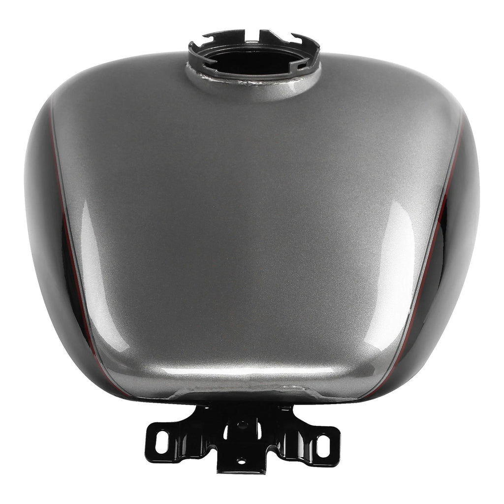 6 Gallon Fuel Gas Tank for Harley Road Glide (2008–2025) Billet Silver/Vivid Black