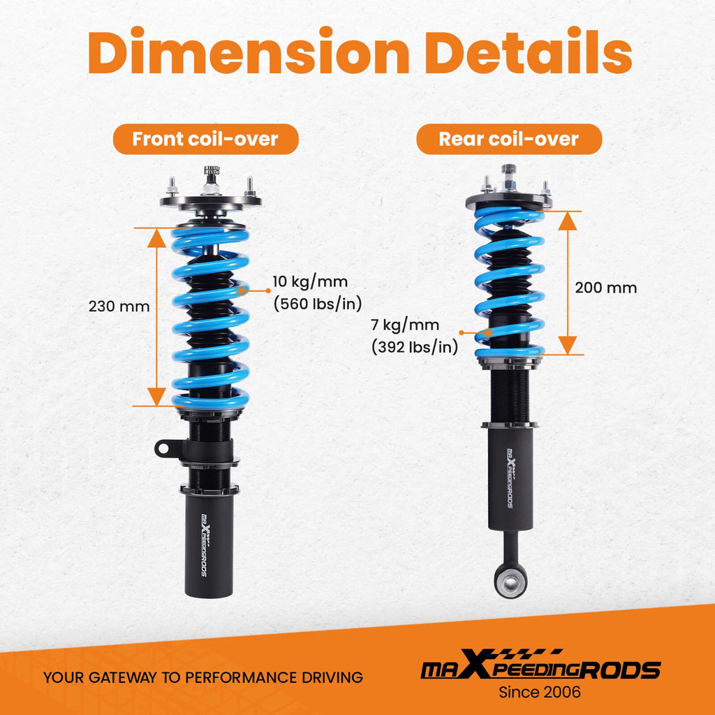 Coilover 24 Way Damper Kit for BMW E60 (2005-2010)